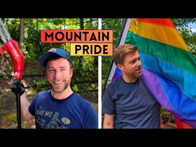 Mountain Pride: Chainsaws and Rainbow Flags