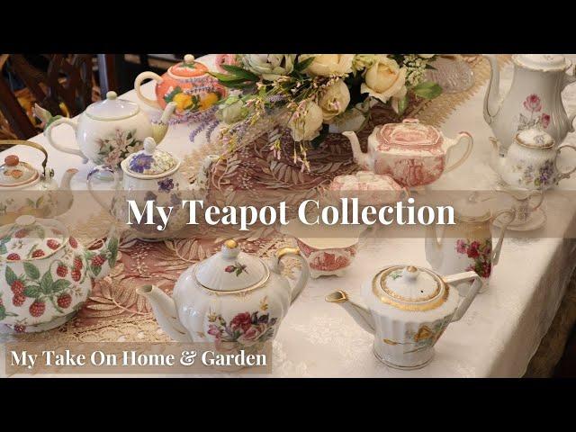 My Teapot Collection!! // Vintage, Bavarian, Johnson Brothers