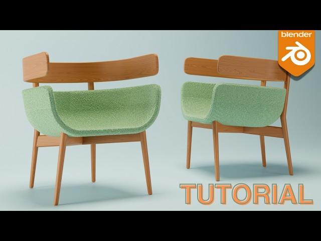 Furniture Modeling Tutorial in Blender: Astra Chair