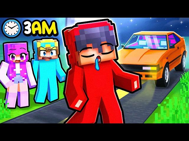 Cash Is SLEEPWALKING At 3AM In Minecraft!