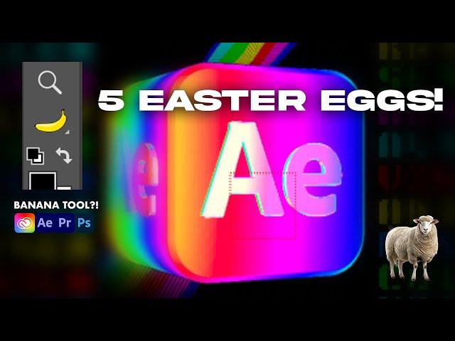 5 Hidden Easter Eggs In Adobe Creative Cloud (After Effects, Premiere Pro, Photoshop)