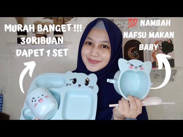 Rekomendasi Tempat Makan Bayi Murah | Feeding Set Bayi