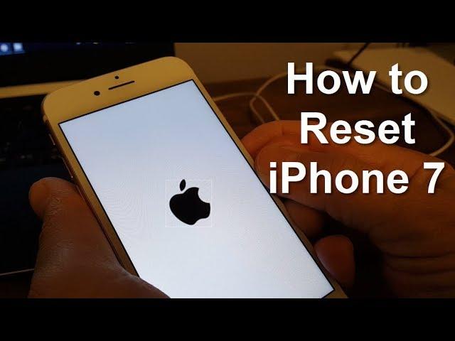 How to reSet iphone 7 / Unlock iPhone 7 with iTunes & how to factory reset iphone - Keep it Easy!