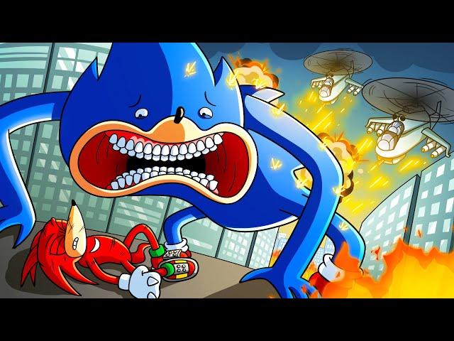 SUPER SHIN SONIC is a HERO?! (Cartoon Animation)