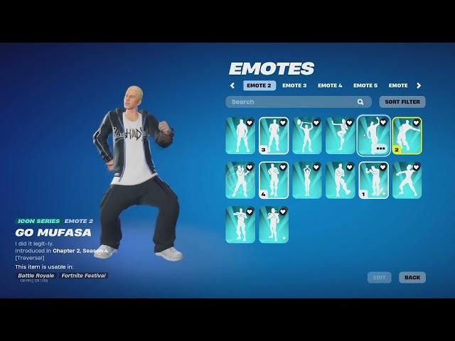 ALL BLOCKED ICON SERIES EMOTES IN FORTNITE