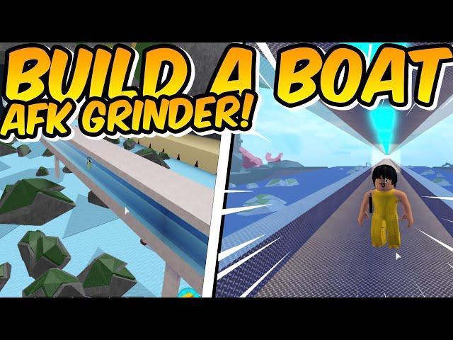 AFK GRINDER W/GLASS WALLS *TUTORIAL*|Roblox Build A Boat For Treasure