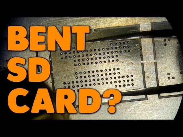 how to recover data from bent SD card