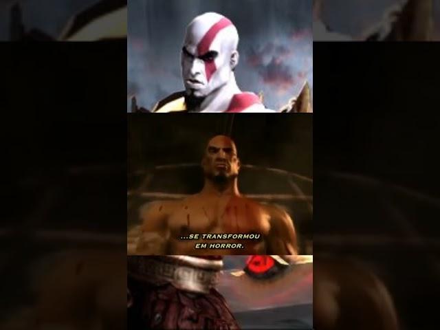 a cena mais triste de God of war 1classico | kratos matando a sua família.#shorts