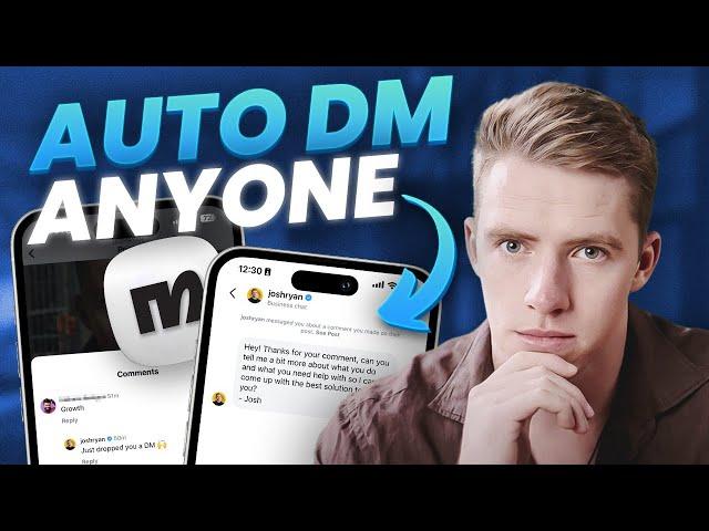Auto DM Anyone Who Comments On Your Instagram Post: ManyChat Tutorial
