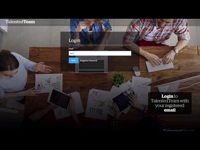 TalentedTeam Quick Walkthrough