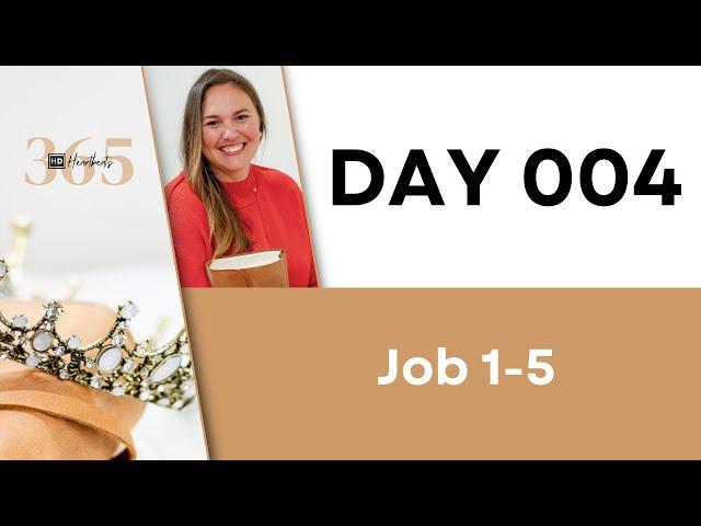 Day 004 Job 1-5 | Heartbeat of God | 2025 Bible Study & Commentary