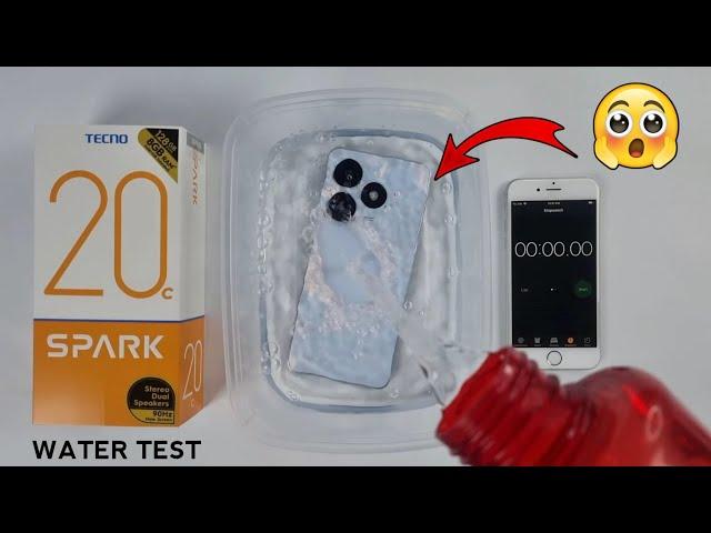 Tecno SPARK 20C Water Test | Spark 20C is Waterproof Or Not?