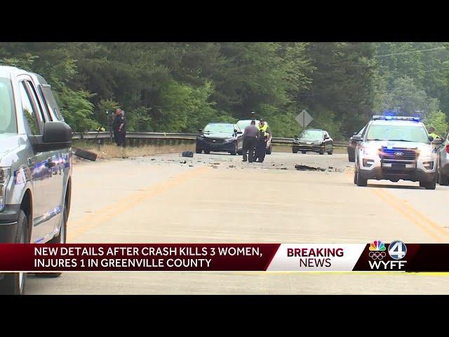 Troopers release new details on crash that killed 3 women on I-85 in Greenville County