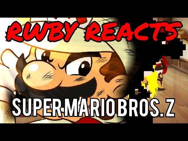 RWBY Reacts To Super Mario Bros. Z (Remake) - Episode 1 | Mario Vs Bowser (2/2)