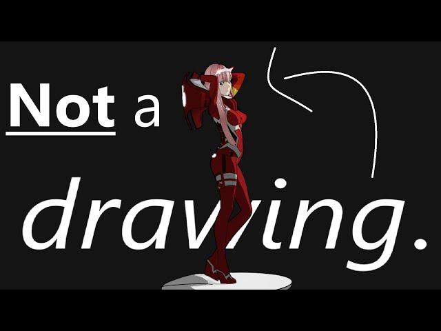 That's not a drawing | Blender shader showcase