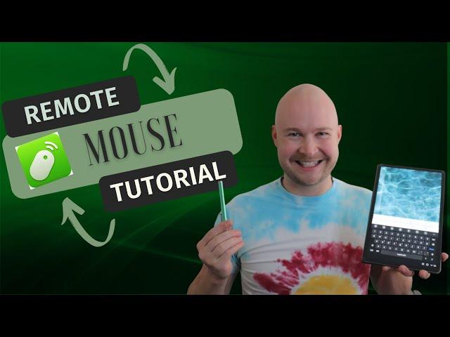Remote Mouse app Tutorial: Use the Mouse and Keyboard with a Mobile Device! (Cell phone or Tablet)