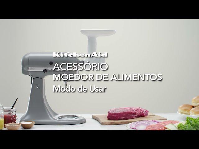 Acessório Moedor de Alimentos: COMO USAR | KitchenAid Brasil