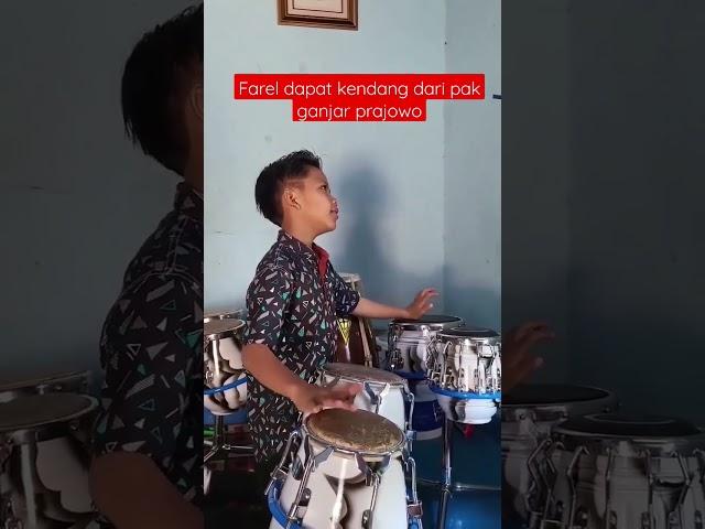 FAREL DAPAT KENDANG DARI PAK GANJAR DAN AKSI ALVARO PENGENDANG  IMUT #shorts / Ojo dibandingke