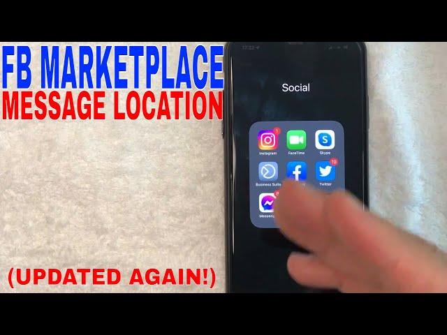   How To Find Facebook Marketplace Messages In Messenger 