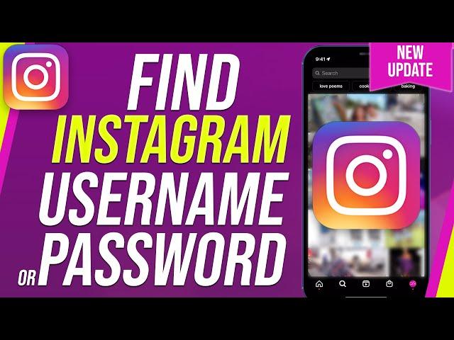 How To Find Instagram Password And Username