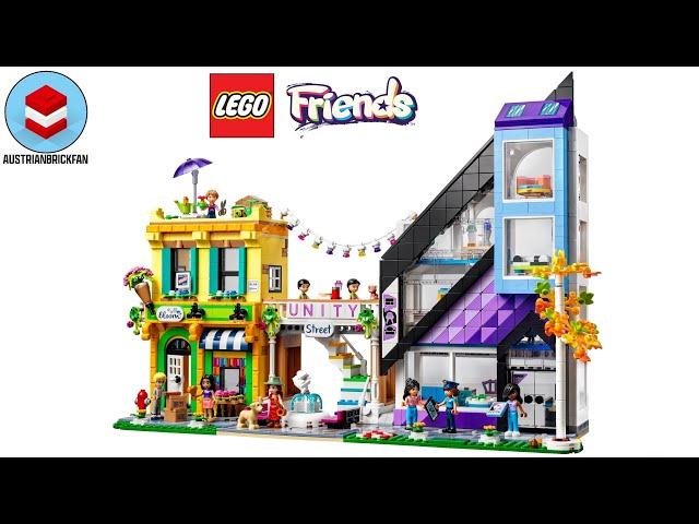 LEGO Friends 41732 Downtown Flower and Design Stores - LEGO Speed Build Review