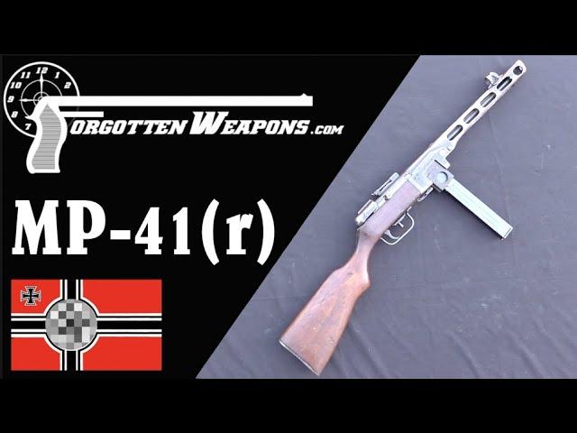 Germany Adopts the PPSh in 9mm: the MP-41(r)