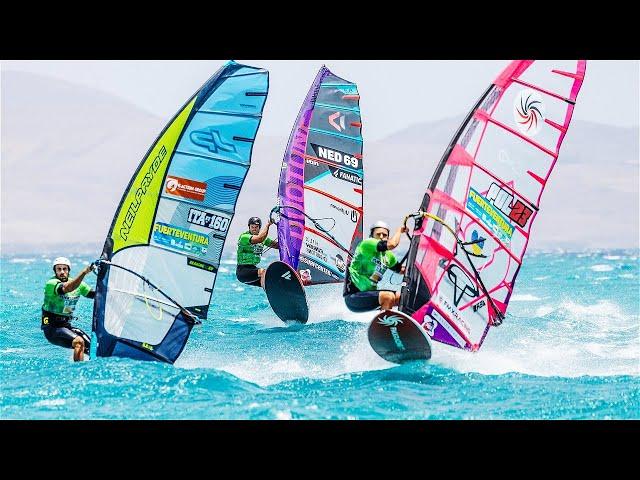 Windsurfing Warriors at PWA Slalom Grand Slam Fuerteventura