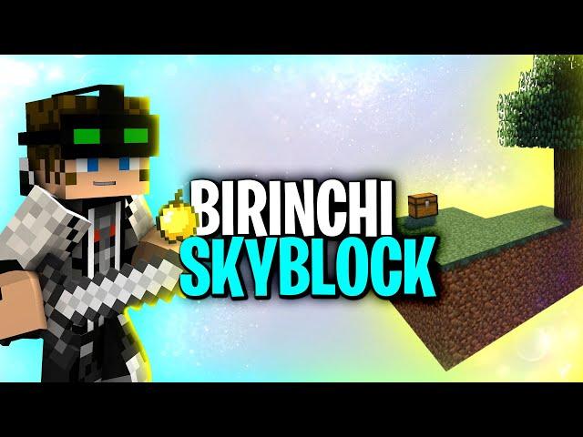 MINECRAFT / BIRINCHI MARTTA SKY BLOCK / UZBEKCHA LET'S PLAY