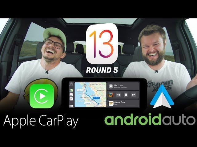 NEWEST 2019 Apple CarPlay iOS 13 vs Android Auto - REAL WORLD TEST