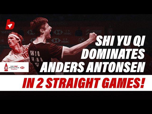 Shi Yu Qi's Commanding Victory Over Anders Antonsen | BWF World Tour 2024 Men's Final Highlights