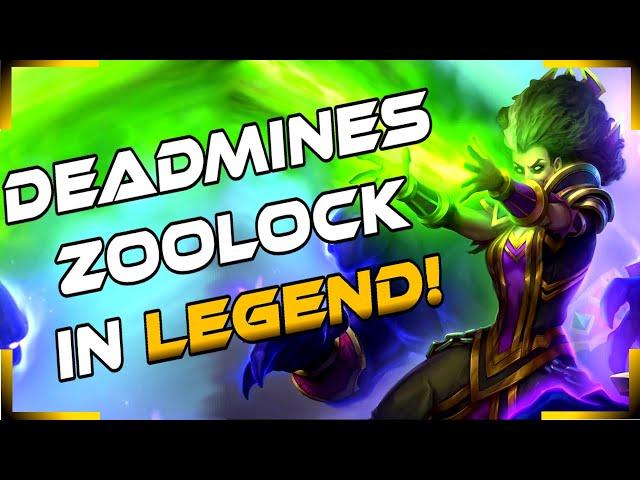 Zoolock / Zoo Warlock In Legend - United In Stormwind - Deadmines Mini-Set -Hearthstone 2021