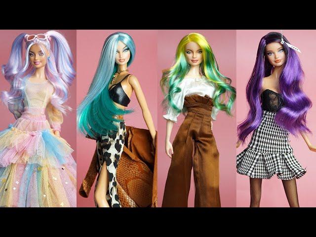 Doll Makeover Transformations  Easy Barbie Doll Hairstyles Tutorial  Fresh Hacks for Your Barbie