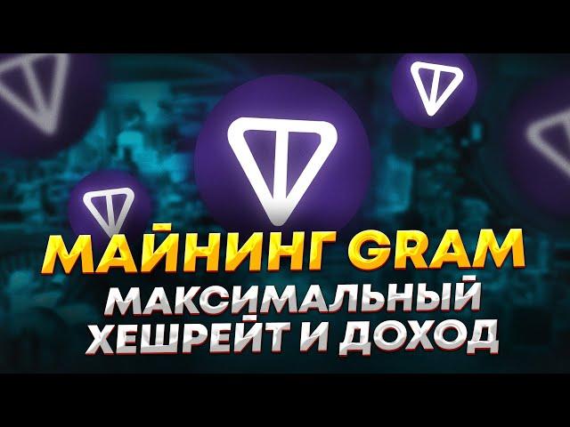 Майнинг GRAM:  максимальный хешрейт и доход. Настройка майнинга GRAM в HiveOS