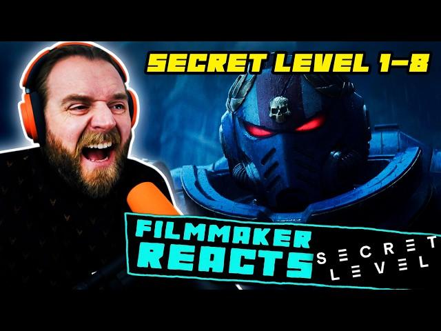 FILMMAKER REACTS: SECRET LEVEL EP 1-8 REACTION | MORE LIKE NEXT LEVEL!!