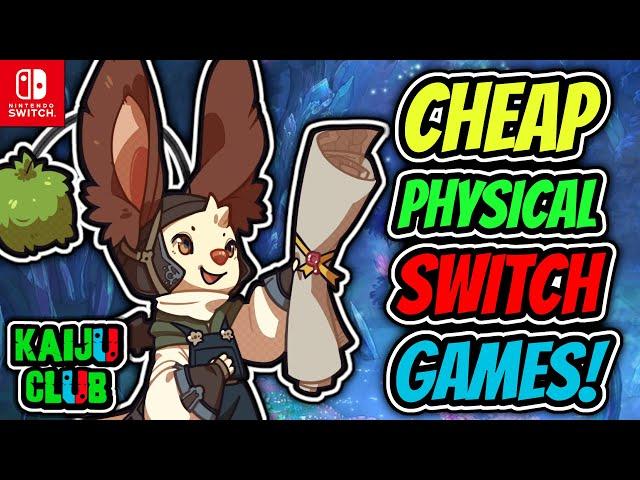 10 CHEAP Physical Nintendo Switch Games! More Good Gaming Deals On The Cheap!