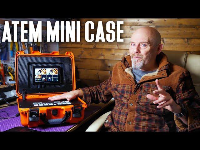 ATEM Mini Switcher Portable Case Version 2 / Switch and Monitor in one portable Nanuk 915 case