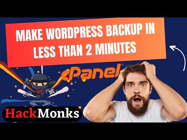 How to make manual backup of WordPress in cPanel