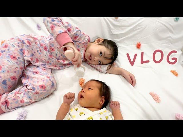 Life as a mom of 3. Two weeks with a newborn! || Andi Manzano Reyes