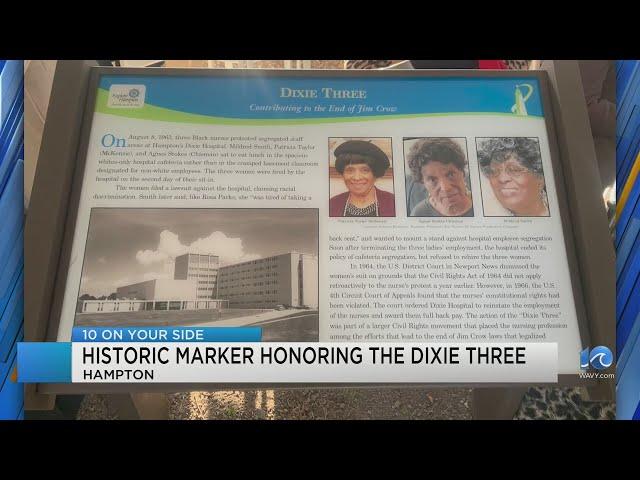 Hampton honors 'Dixie Three' nurses who battled hospital segregation