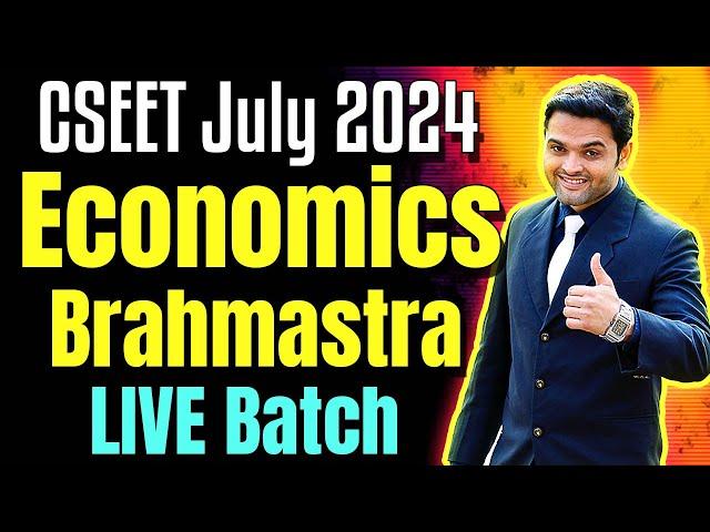 FREE CSEET Economics Brahmastra Revision LIVE Batch | FREE CSEET Economics Video Classes July 2024