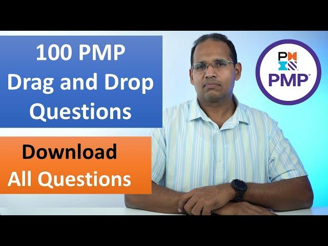 100 PMP Drag and Drop Questions