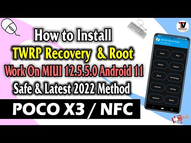 How to Install TWRP Recovery & Root on POCO X3 NFC (Surya/Karna) MIUI 12.5.5.0 - Best Recovery 