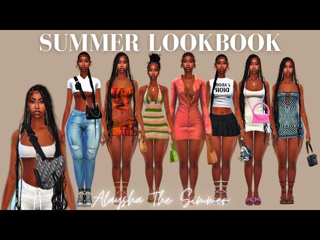 SUMMER LOOKBOOK CC FOLDER!  | Sims 4 CC Clothes | Sims 4 CC Folder | Sims 4 CC | Sims 4 Clothes