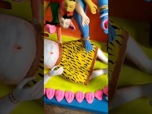 Miniature Ma Kali #shorts #youtubeshorts #artandcraft #kali