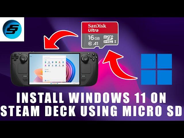 Install Windows 11 on the Steam Deck Using a microSD Card, No Touching Steam OS - Full Driver Setup