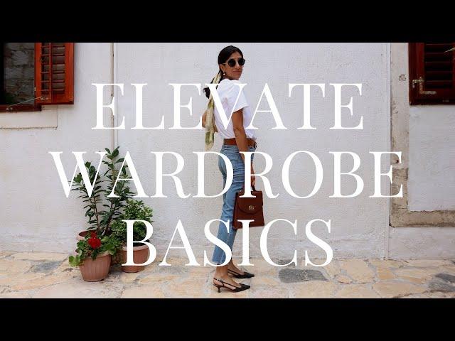 Jeans and a Tee Shirt  - 5 Ways | Elevating Wardrobe Essentials