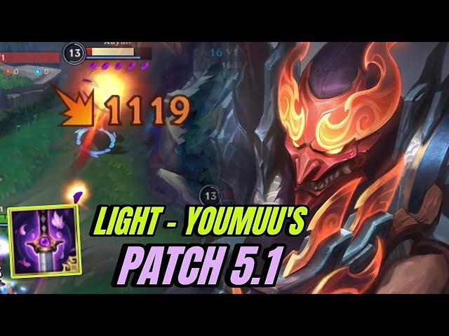 Jhin "NEW BUILD" Light - Youmuu's in Patch 5.1 Wild Rift | Pro Builds