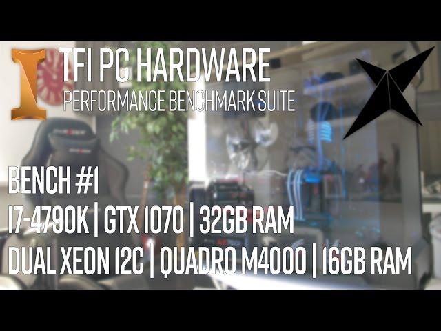 3D CAD PC Hardware Benchmark #1 | Dual Xeon E5, Quadro M4000, i7-4790K, GTX 1070