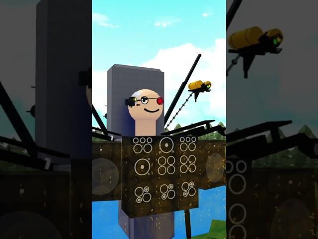 Skibidi scientist toilet vs glitch plunger man Roblox Babft