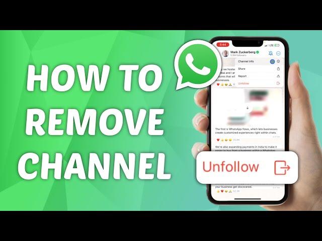 How to Remove Channel on WhatsApp 2025 Latest Update